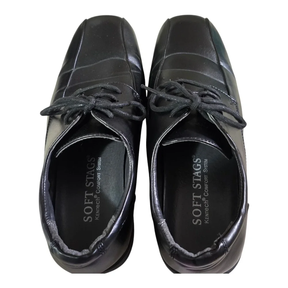 Soft Stags‎ Kentech Comfort System Cole Blk Shoes Men's Size 10M Slip Resistant
